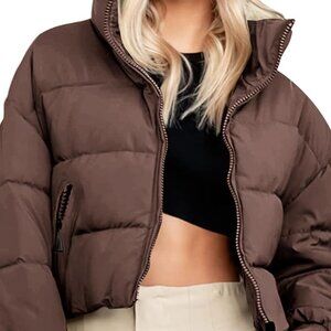 7 For All Mankind Puffer Metallic Jacket